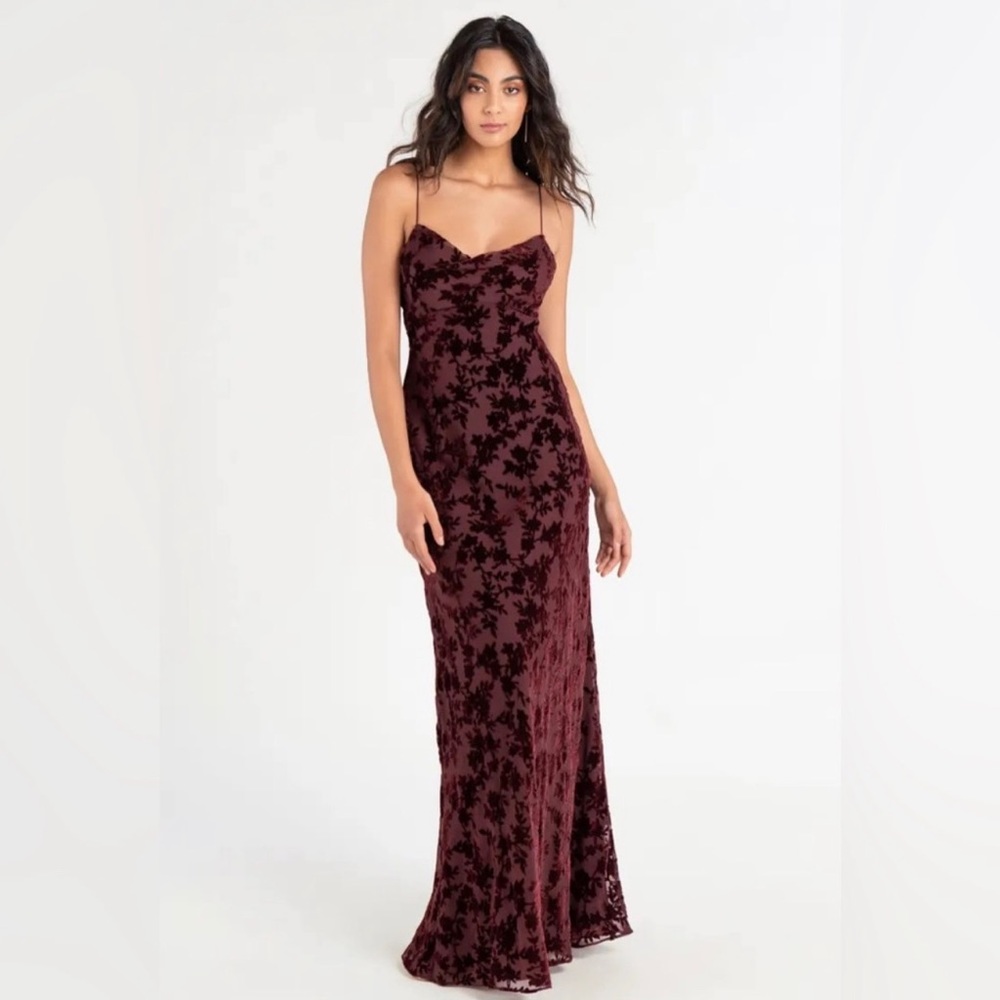 BHLDN Jenny Yoo Rory Velvet Dress